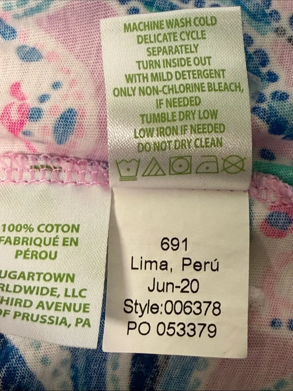 Lily Pulitzer Girls' Lilac Rose Chica Ticas Emina Ruffle Dress Size Large